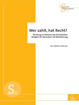 cover image of Wer zahlt, hat Recht?